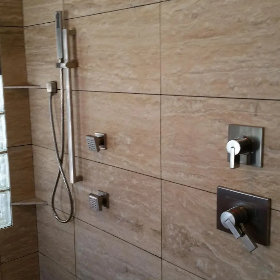 Shower fixture installation for Water Heater Replacement in Canby